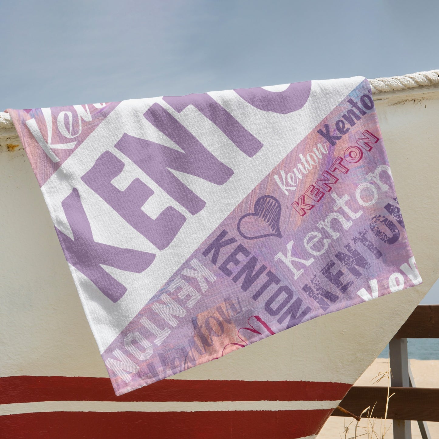 Pink Beach Towel