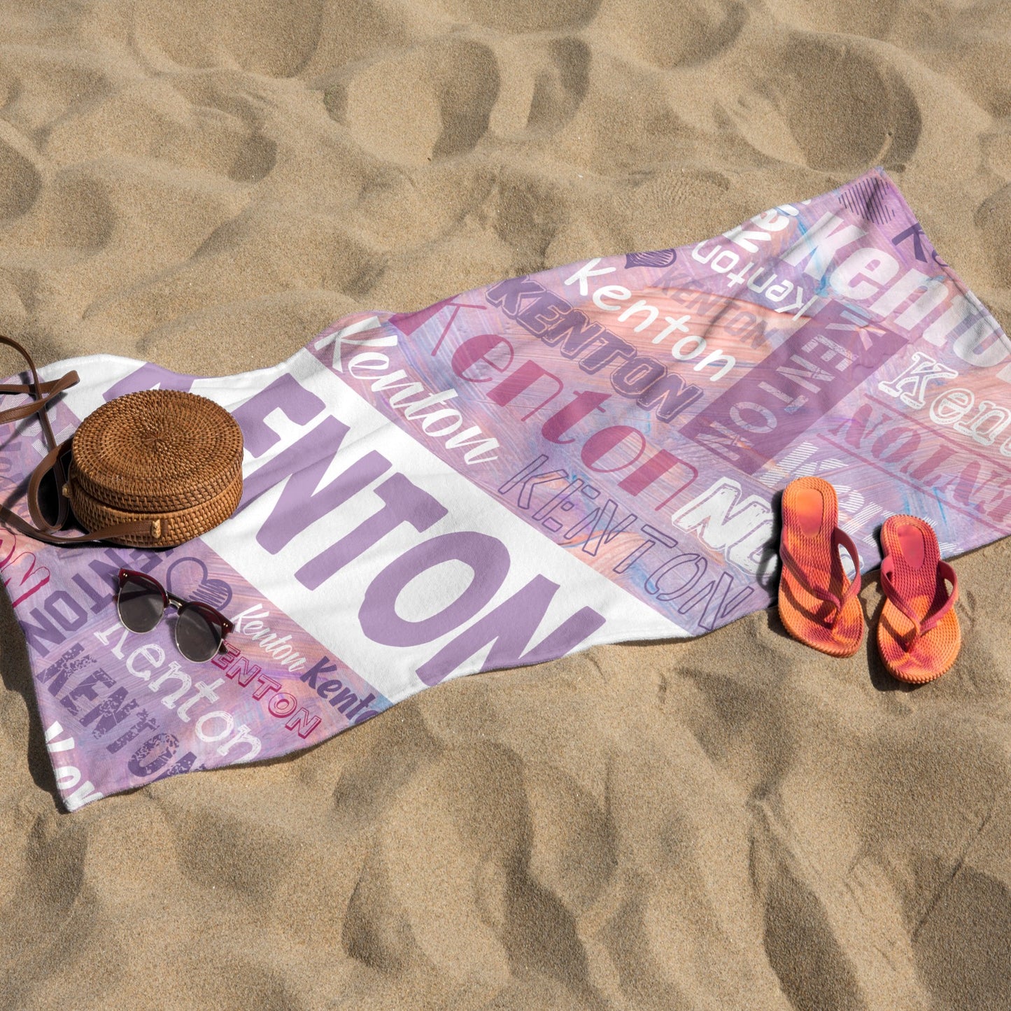 Pink Beach Towel